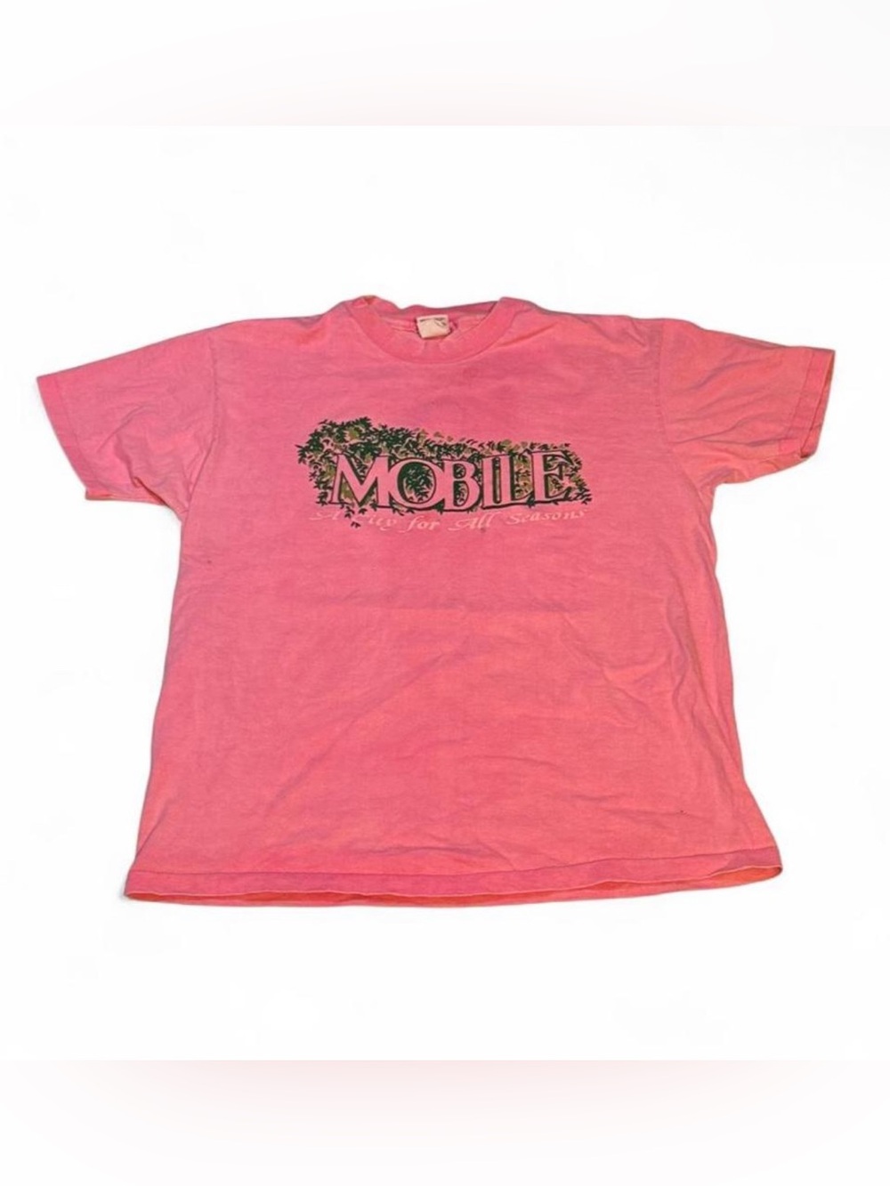Anvil Mobile Pink Tie-Dye Graphic Tee